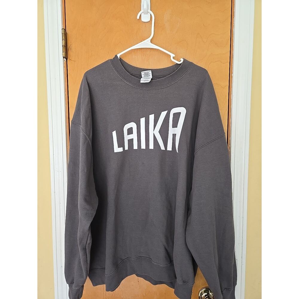 LAIKA Hoodie 2XL Grey Unisex Coraline Employee Sweatshirt